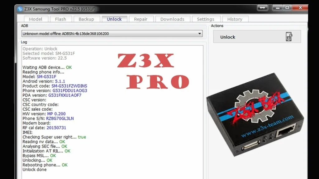 Free Download Z3X Samsung Tool Pro 44.11 Crack + [Setup 100% Fix] 2022 3